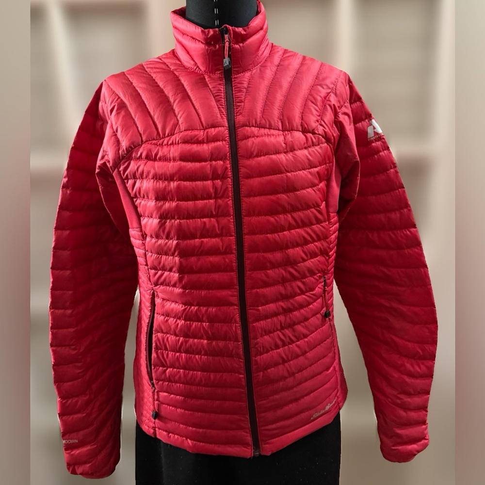 Eddie Bauer Women's Vibrant Red Puffer Jacket